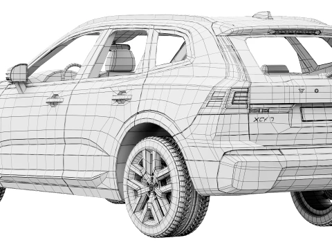 Volvo XC60 2027 3D Model
