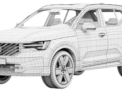 Volvo XC40 2027 3D Model