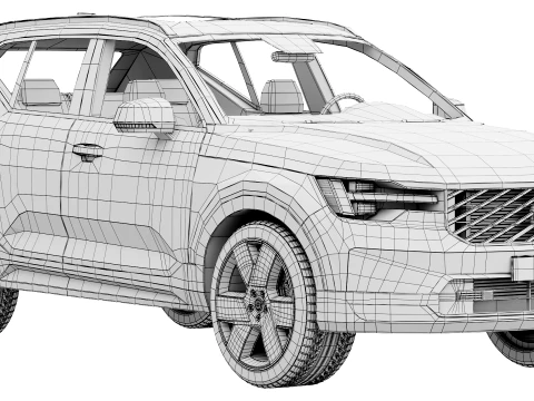 Volvo XC40 2027 3D Model