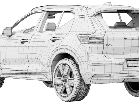 Volvo XC40 2027 3D Model