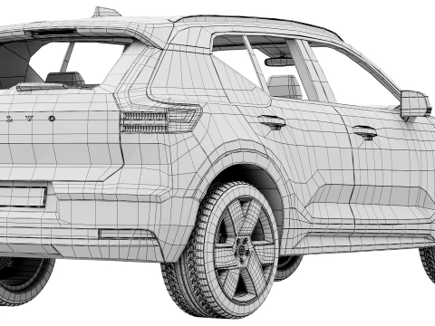 Volvo XC40 2027 3D Model