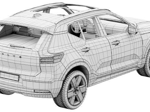 Volvo XC40 2027 3D Model