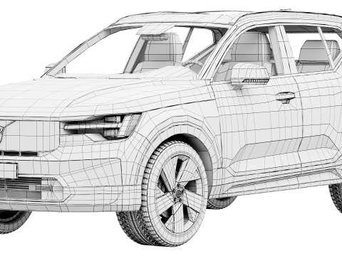 Volvo EX40 2027 3D Model