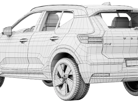 Volvo EX40 2027 3D Model