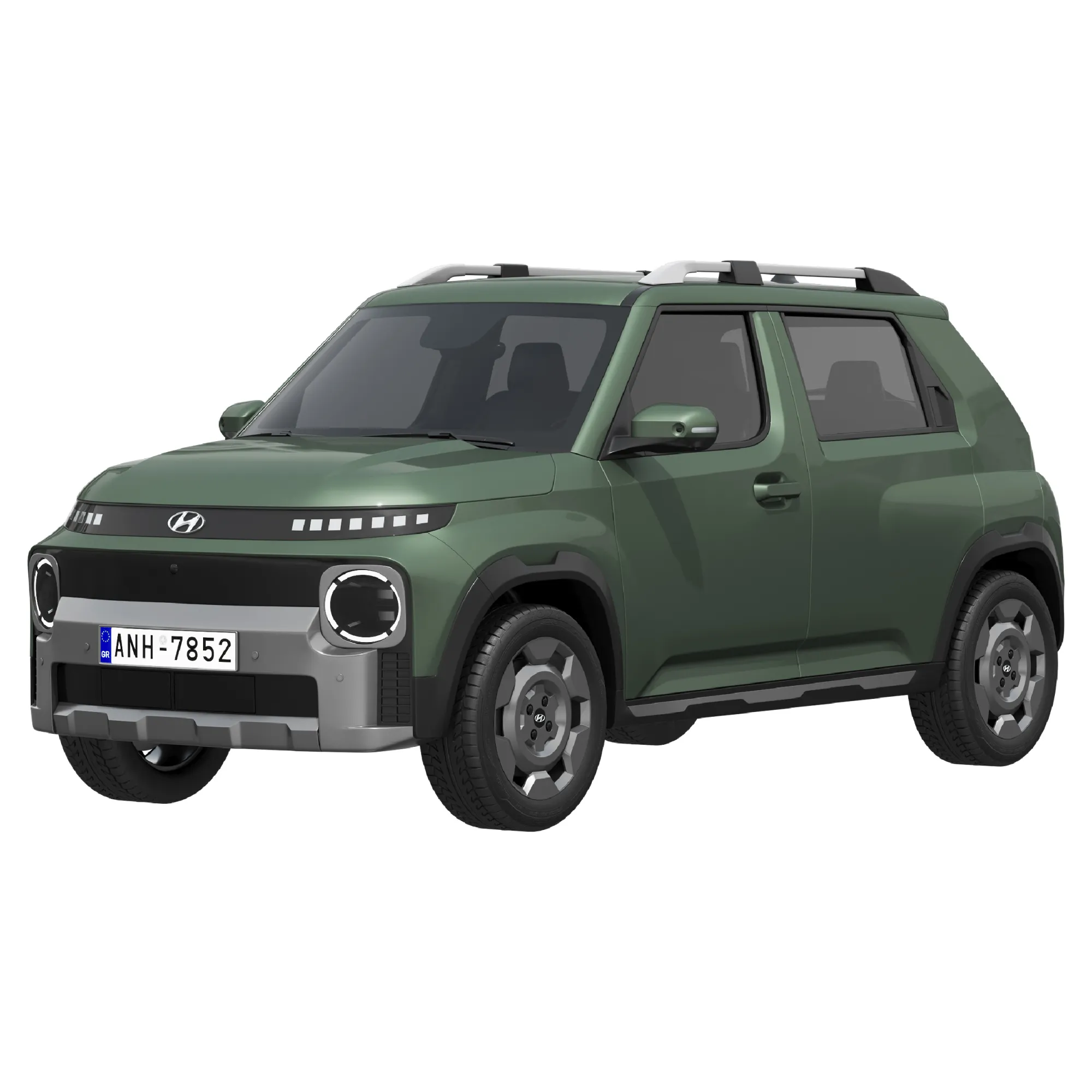 Hyundai Inster Cross 2026 3D Model .c4d .max .obj .3ds .fbx .stl .blend