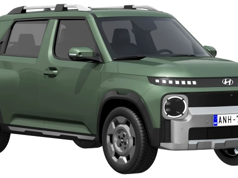 Hyundai Inster Cross 2026 3D Model