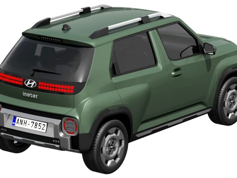 Hyundai Inster Cross 2026 3D Model