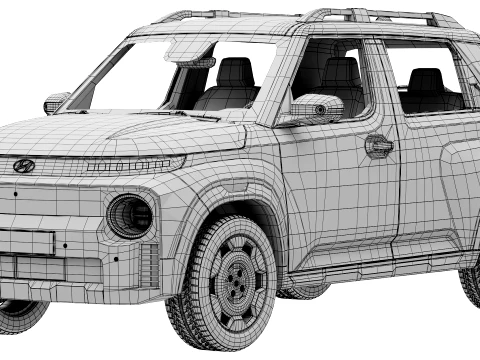 Hyundai Inster Cross 2026 3D Model