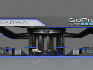 gopro karma drone exhibition stand Model 3D