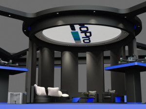 gopro karma drone exhibition stand Model 3D