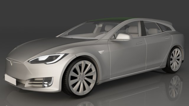 tesla s shooting break concept special edition 3D मॉडल .c4d .max .obj .3ds .fbx .stl .blend 