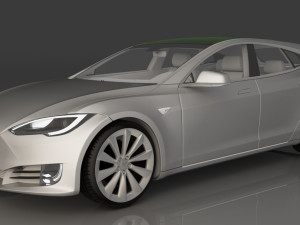 tesla s shooting break concept special edition 3Dモデル