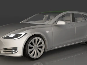 Специальное издание концепта Tesla S Shooting Brake 3D Модель