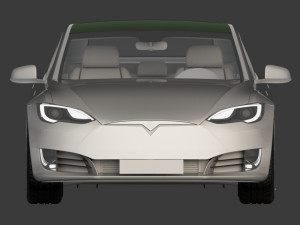 tesla s shooting break concept special edition 3D मॉडल