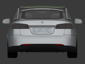 tesla s shooting break concept special edition 3D मॉडल