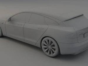 tesla s shooting break concept special edition 3D Model