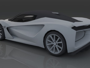 lotus evija 2020 concept Modello 3D