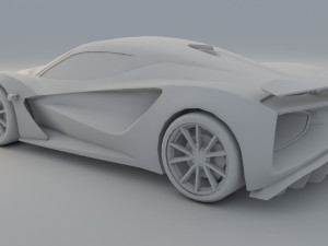 lotus evija 2020 concept Modello 3D