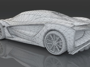 lotus evija 2020 concept Modello 3D