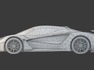 lotus evija 2020 concept Modello 3D