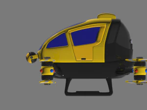 有人ドローン 3Dモデル