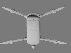 有人ドローン 3Dモデル