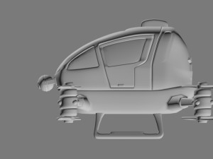 manned drone Modelo 3D