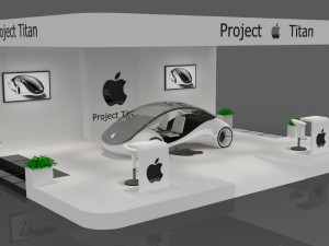 apple project titan showroom 3D Model