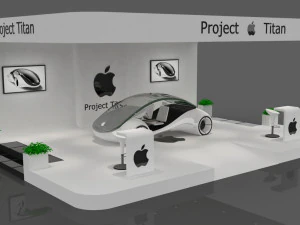 苹果泰坦项目展厅 3D 模型