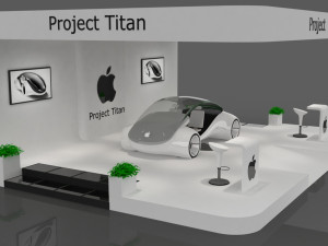 apple project titan showroom Model 3D