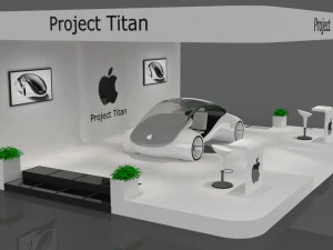 apple project titan showroom 3D Model