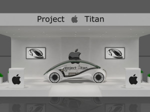 apple project titan showroom Model 3D