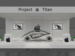 apple project titan showroom 3D Model