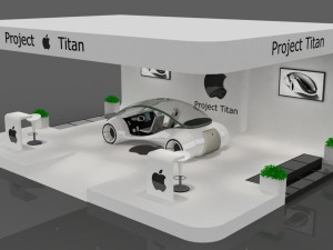 apple project titan showroom Model 3D
