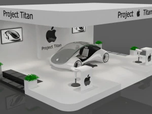 apple project titan showroom 3D Model