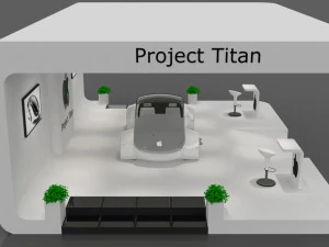 apple project titan showroom 3D Model