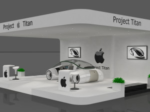 apple project titan showroom Model 3D
