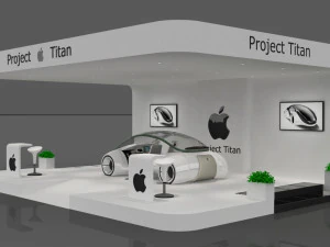 apple project titan showroom 3D Model
