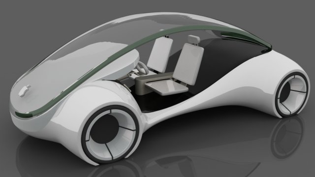 apple project titan concept car Modelo 3D .c4d .max .obj .3ds .fbx .stl .blend 