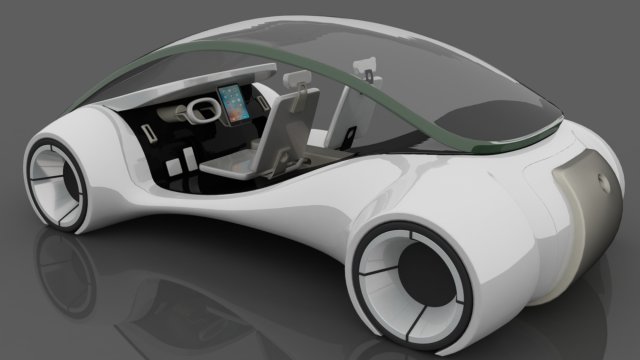 apple project titan concept car 3D Model in Concept 3DExport
