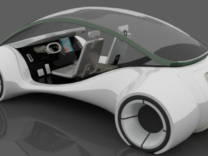 apple project titan concept car Modelo 3D
