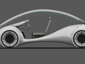 apple project titan concept car 3D Model
