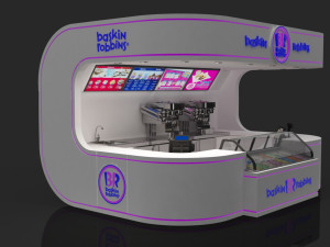 baskin robbins kiosk Model 3D