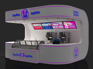 baskin robbins kiosk 3D Модель