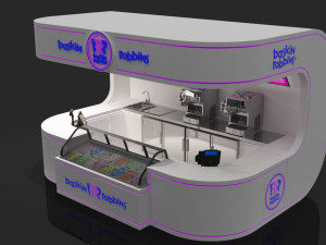 baskin robbins kiosk 3D Модель