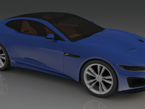 jaguarf f-type 2021 Model 3D