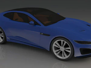 jaguarf f-type 2021 3D Model