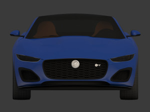 jaguarf f-type 2021 Model 3D