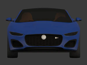 jaguarf f-type 2021 3D Model