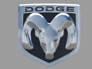 logo del marchio Dodge Modello 3D
